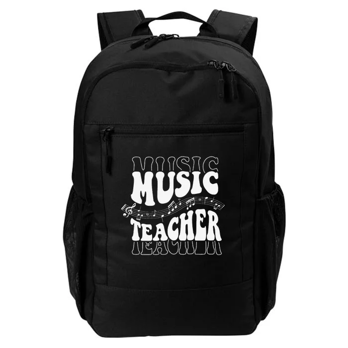 Music Teacher Teacher Life Love Music with Teacher Gifts Daily Commute Backpack