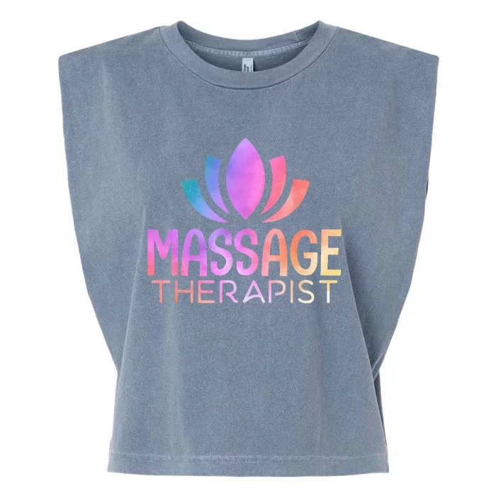 Massage Therapy The Oldest Form of Medicine Therapist Garment-Dyed Women's Muscle Tee