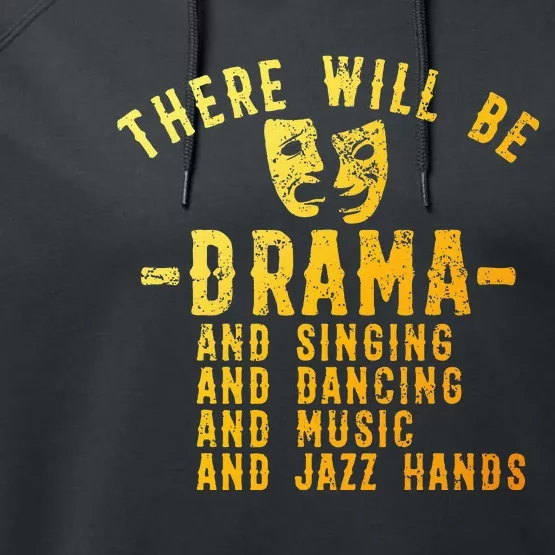 Musical Theatre Theater Actor Broadway Performance Fleece Hoodie