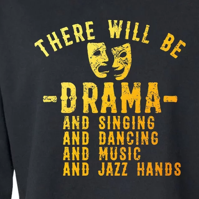 Musical Theatre Theater Actor Broadway Cropped Pullover Crew