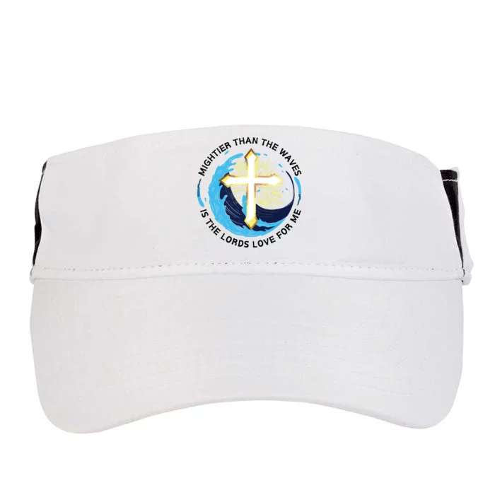 Mightier Than The Waves Of The Sea Is His Love For Me Adult Drive Performance Visor