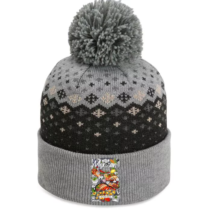 Mexican Tacos Taco Tradition Foodie Food Lover The Baniff Cuffed Pom Beanie