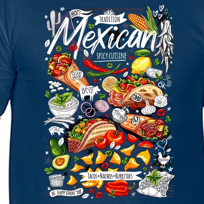 Mexican Tacos Taco Tradition Foodie Food Lover Comfort Colors T-Shirt