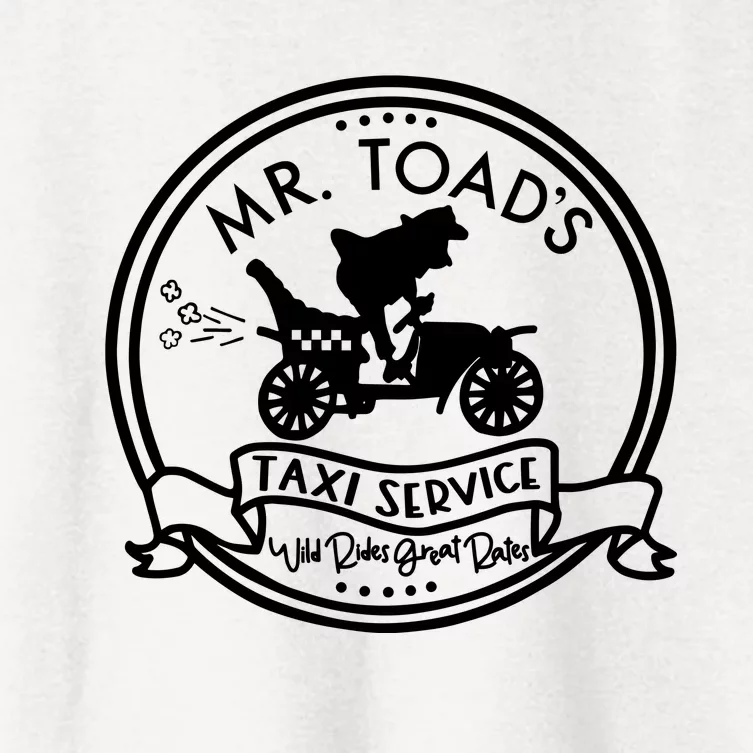 Mr Toads Taxi Service Mr Toads Wild Ride Women's Crop Top Tee