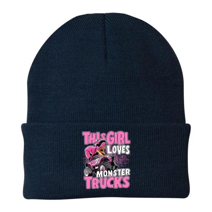 Monster Truck This Girl Loves Monster Trucks Knit Cap Winter Beanie