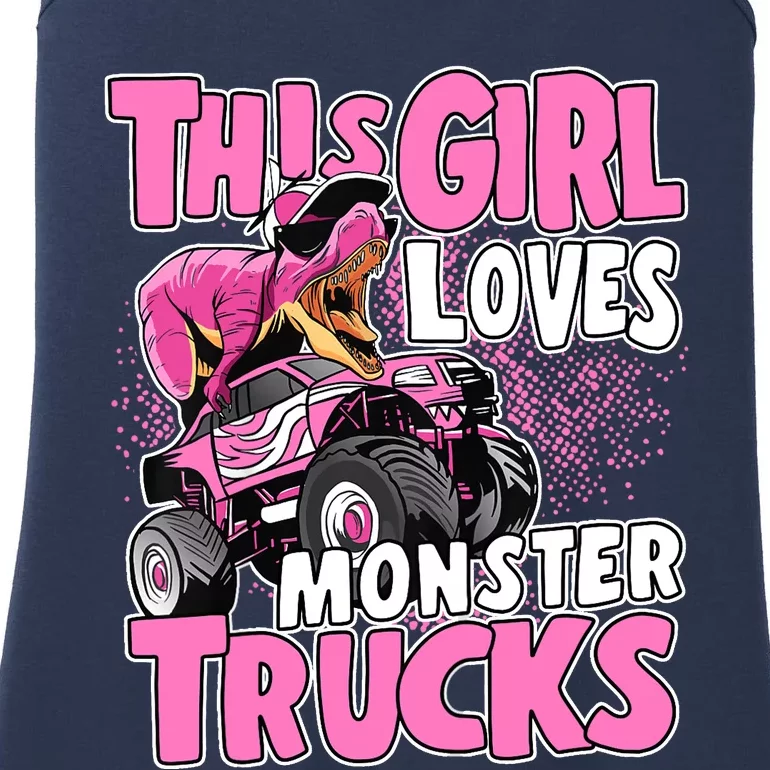 Monster Truck This Girl Loves Monster Trucks Ladies Essential Tank