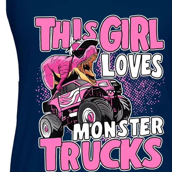 Monster Truck This Girl Loves Monster Trucks Ladies Essential Flowy Tank