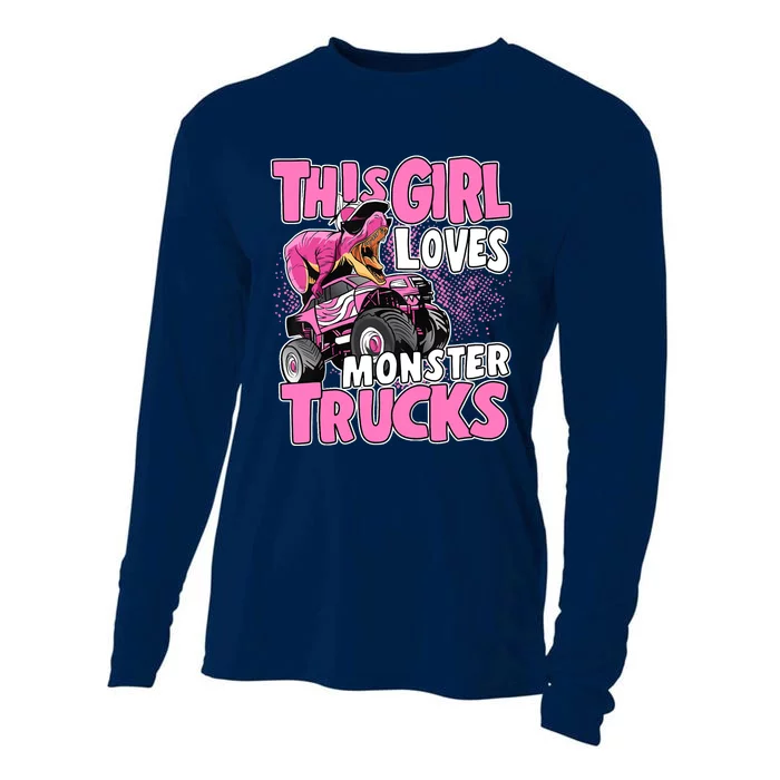 Monster Truck This Girl Loves Monster Trucks Cooling Performance Long Sleeve Crew