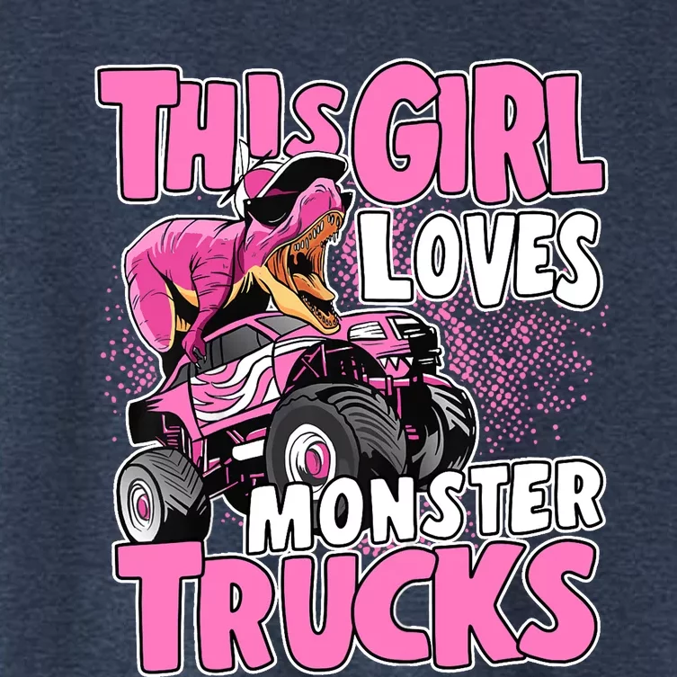 Monster Truck This Girl Loves Monster Trucks Women's Crop Top Tee