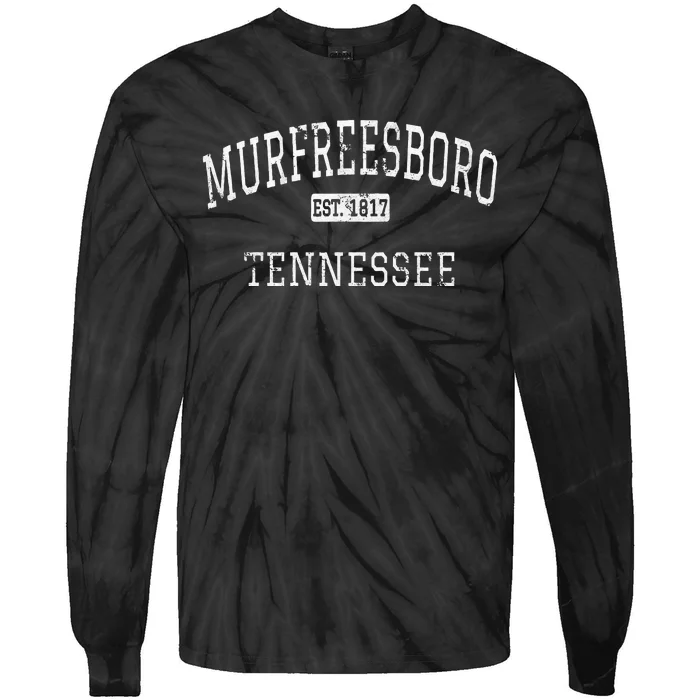 Murfreesboro Tennessee TN Vintage Tie-Dye Long Sleeve Shirt