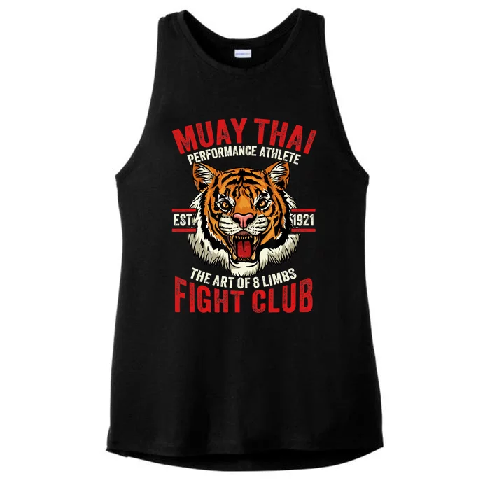 Muay Thai Thai Boxing Ladies Tri-Blend Wicking Tank