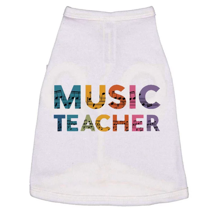 Music Teacher Teaching Teacher Life Music Lover Doggie Tank