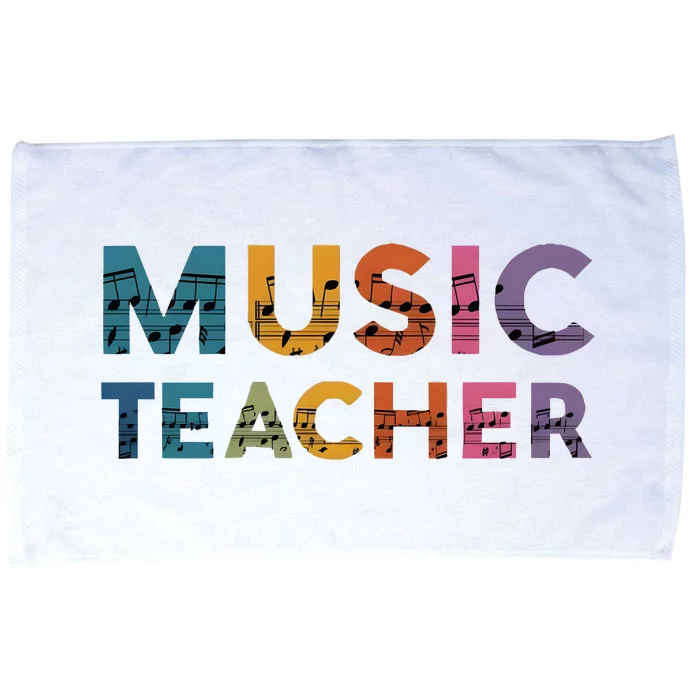 Music Teacher Teaching Teacher Life Music Lover Microfiber Hand Towel