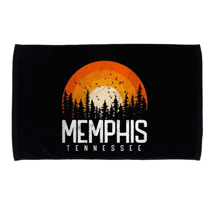 Memphis Tennessee Tn Gift Retro Style Vintage 70s 80s Gift Meaningful Gift Microfiber Hand Towel