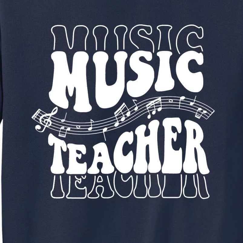 Music Teacher Teacher Life Love Music With Teacher Gifts Sweatshirt