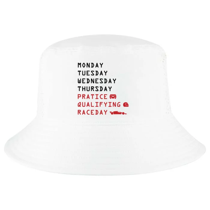 Monday Tuesday Thursday Practice Qualifying Race Day Cool Comfort Performance Bucket Hat