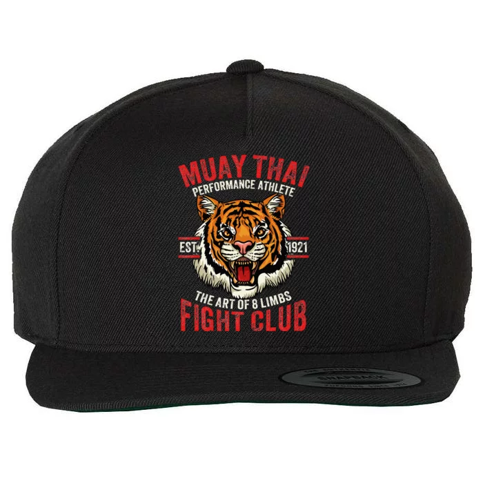 Muay Thai Thai Boxing Wool Snapback Cap