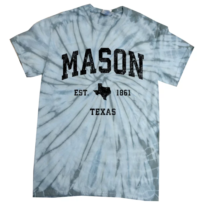 Mason Texas Tx Vintage Athletic Sports Tie-Dye T-Shirt