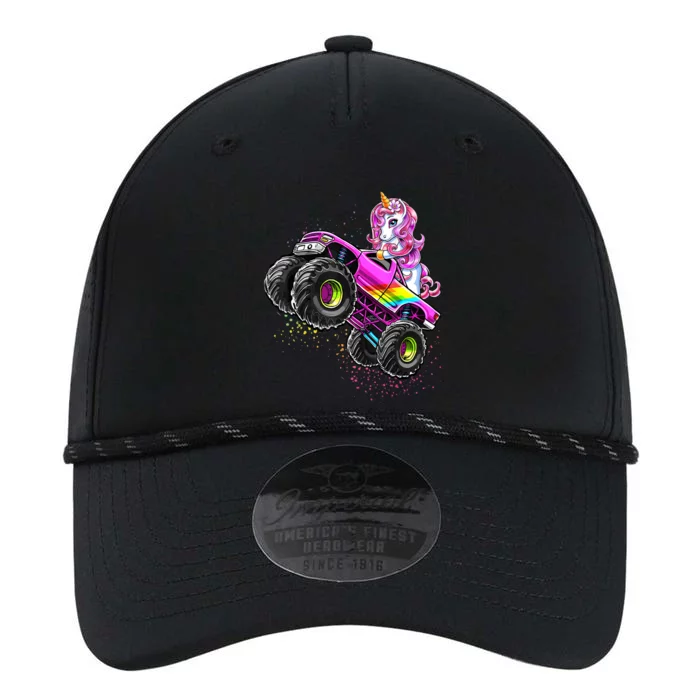 Monster Truck Unicorn Birthday Party Monster Truck Girl Gift Performance The Dyno Cap