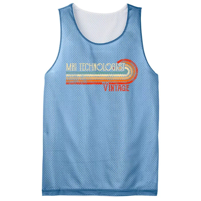 MRI TECHNOLOGIST Vintage Job Title Profession Worker Idea Mesh Reversible Basketball Jersey Tank