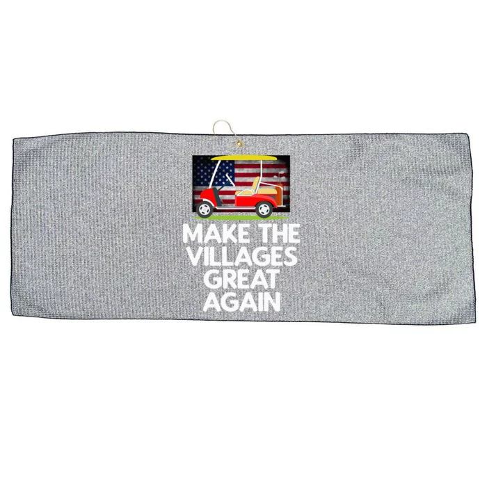 Make The Villages Great Again Large Microfiber Waffle Golf Towel