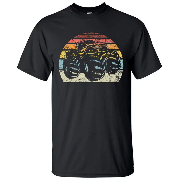 Monster Truck Vintage Retro Style Gift Tall T-Shirt