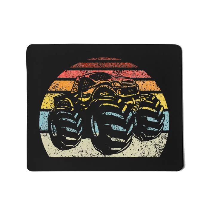 Monster Truck Vintage Retro Style Gift Mousepad