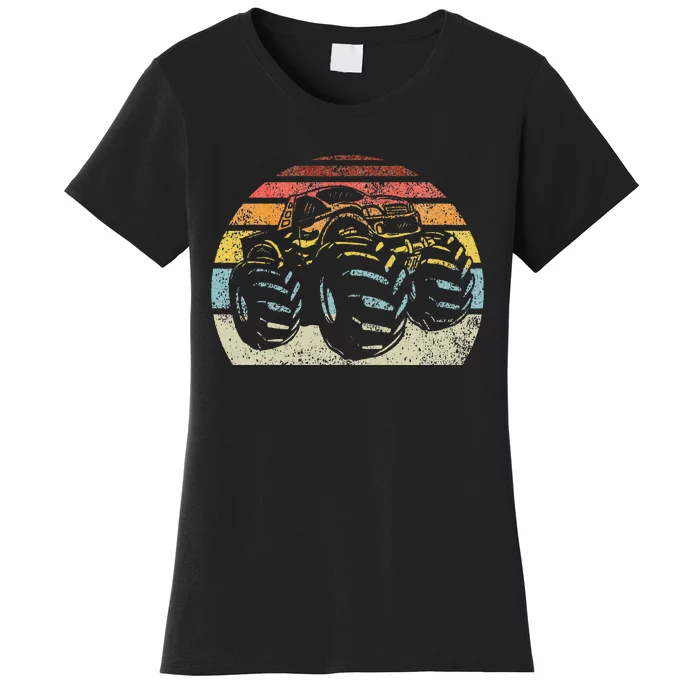 Monster Truck Vintage Retro Style Gift Women's T-Shirt