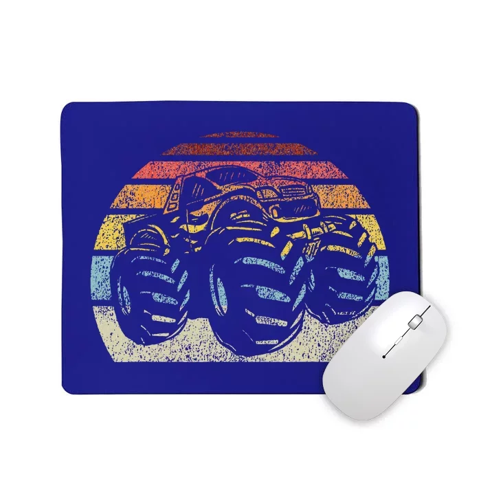 Monster Truck Vintage Retro Style Mousepad