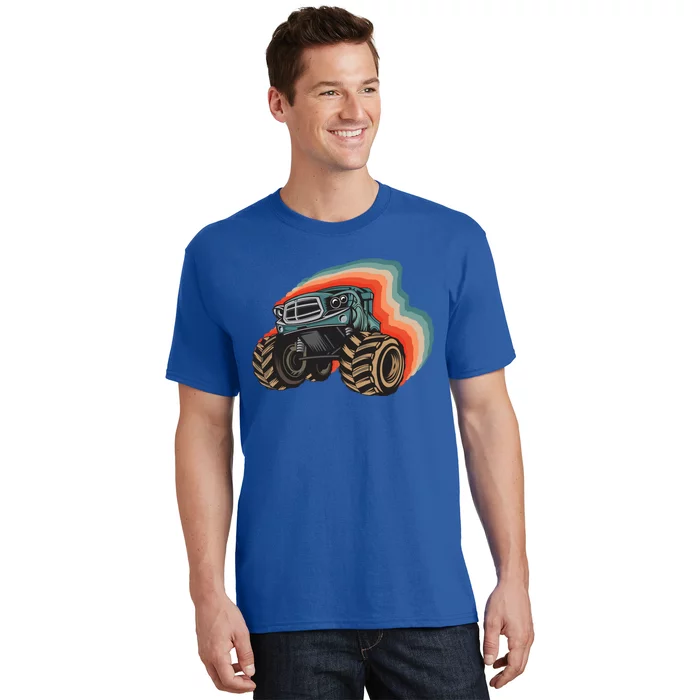 Monster Trucks Vintage Retro Vintage Monster Trucks Funny Gift T-Shirt