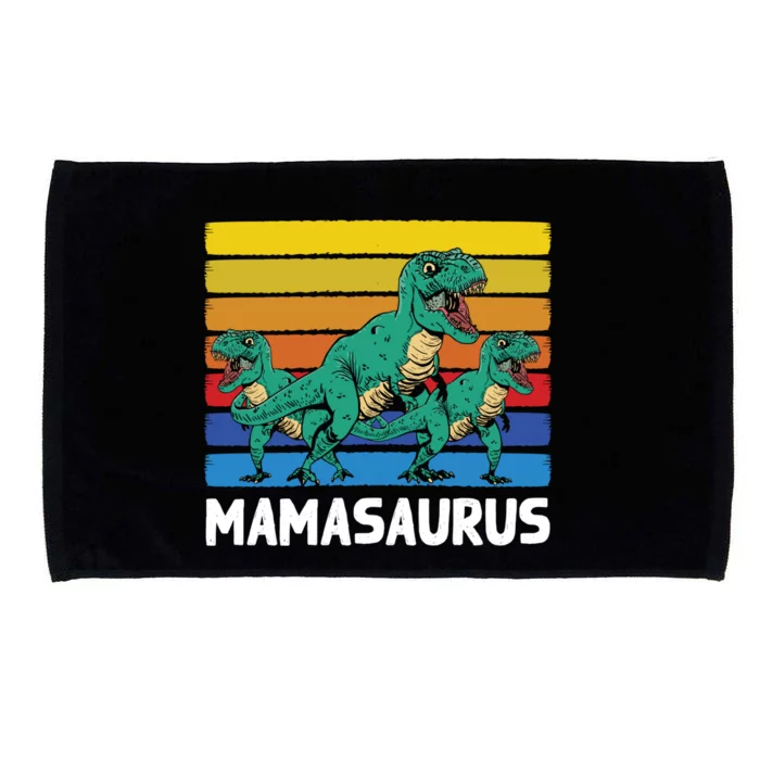 Mamasaurus Trex Velociraptor Raptor Mother Dinosaur 2 Meaningful Gift Microfiber Hand Towel