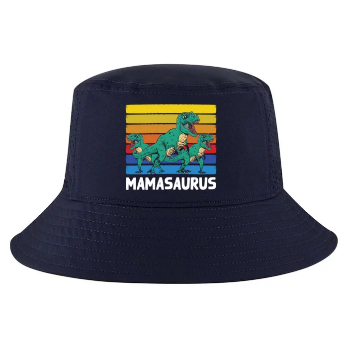 Mamasaurus Trex Velociraptor Raptor Mother Dinosaur 2 Meaningful Gift Cool Comfort Performance Bucket Hat