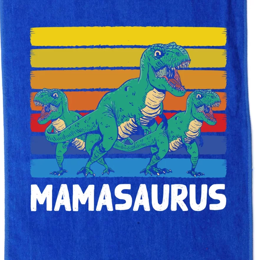 Mamasaurus Trex Velociraptor Raptor Mother Dinosaur 2 Meaningful Gift Platinum Collection Golf Towel