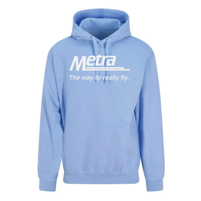 Metra The Way To Really Fly. Unisex Surf Hoodie