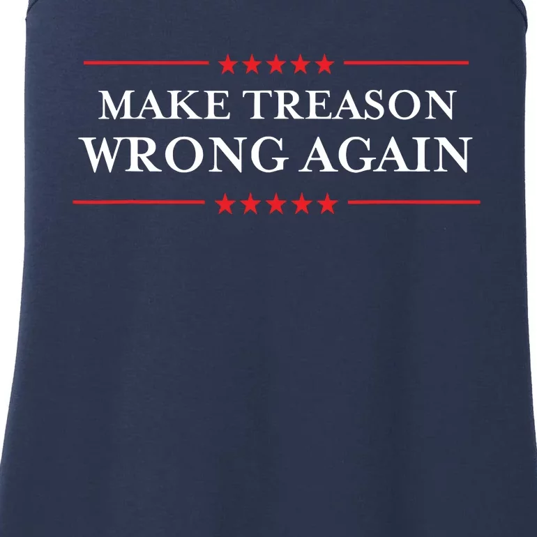 Make Treason Wrong Again Political Resist Lying Antitrump Ladies Essential Tank