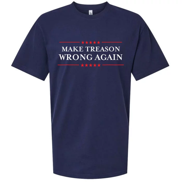 Make Treason Wrong Again Political Resist Lying Antitrump Sueded Cloud Jersey T-Shirt