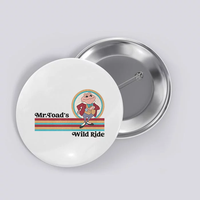 Mr Toads Wild Ride Retro Vintage Lover Funny Button