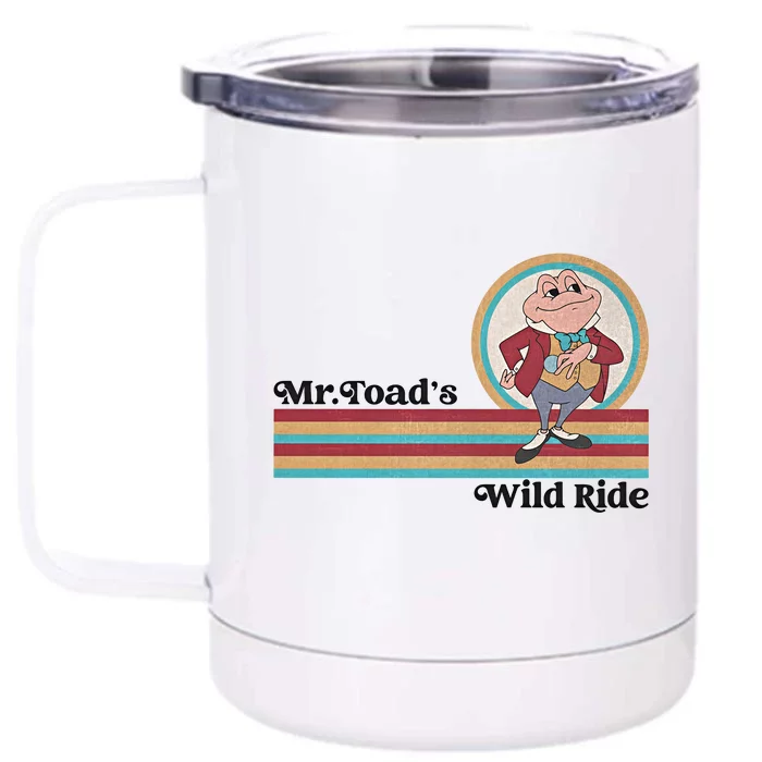 Mr Toads Wild Ride Retro Vintage Lover Funny Front & Back 12oz Stainless Steel Tumbler Cup