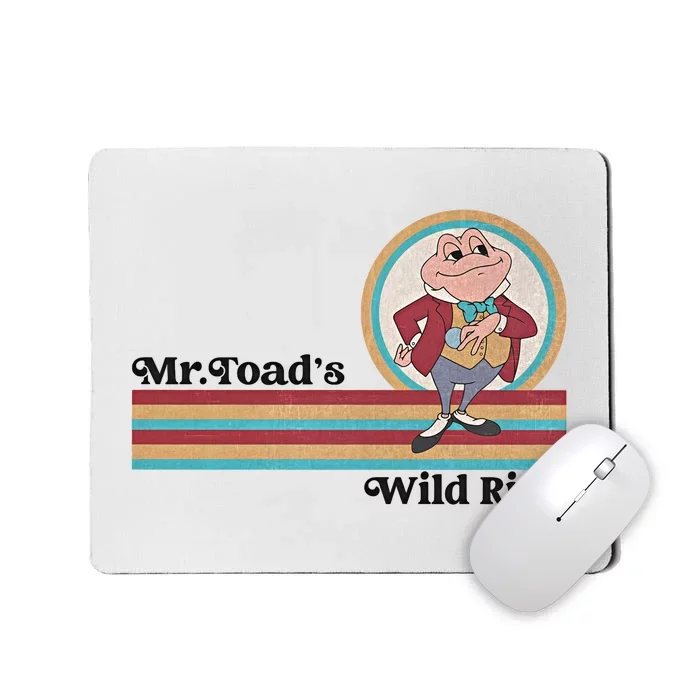 Mr Toads Wild Ride Retro Vintage Lover Funny Mousepad