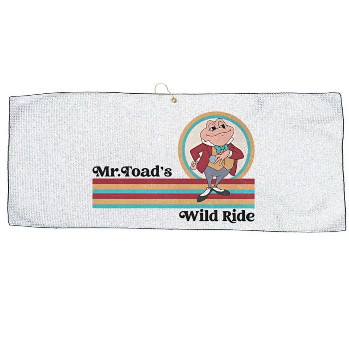 Mr Toads Wild Ride Retro Vintage Lover Funny Large Microfiber Waffle Golf Towel