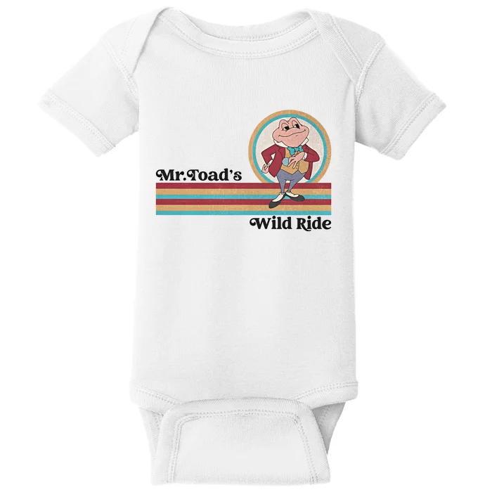 Mr Toads Wild Ride Retro Vintage Lover Funny Baby Bodysuit