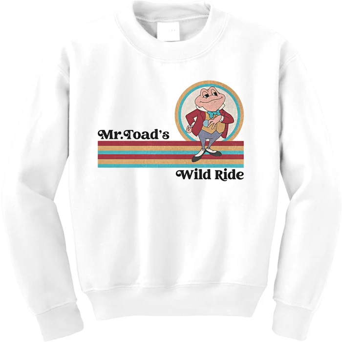 Mr Toads Wild Ride Retro Vintage Lover Funny Kids Sweatshirt