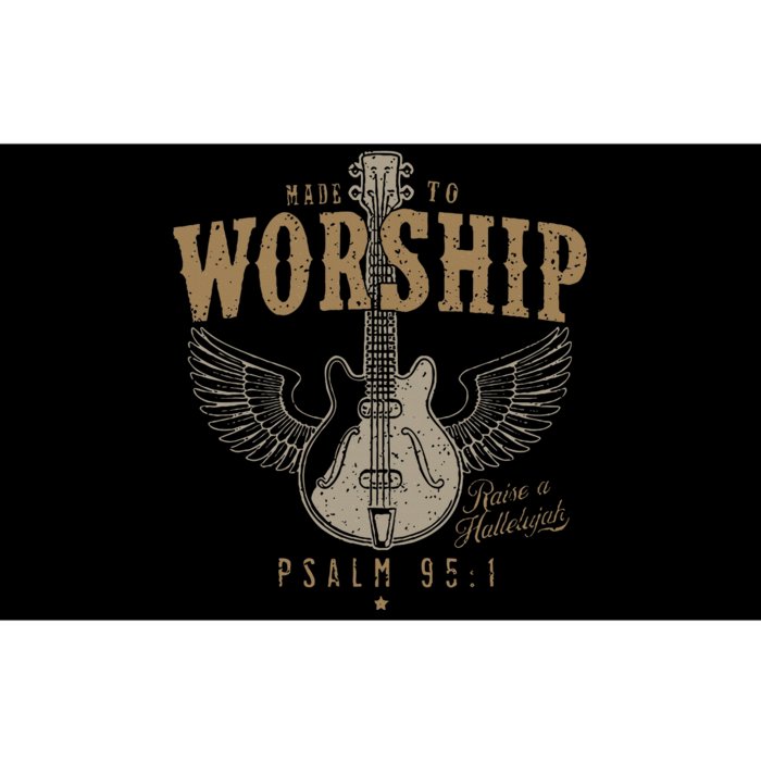 Made To Worship Psalm 95 1 Guitar Bumper Sticker