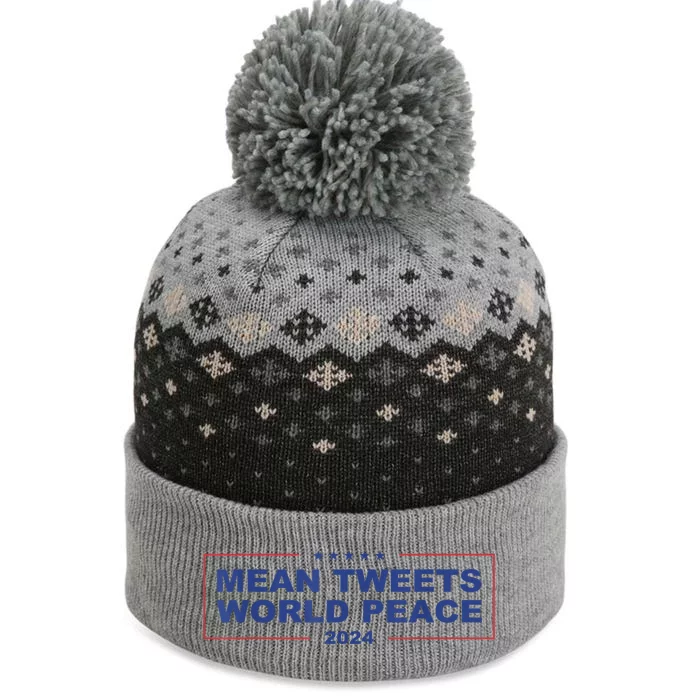 Mean Tweets World Peace 2024 The Baniff Cuffed Pom Beanie