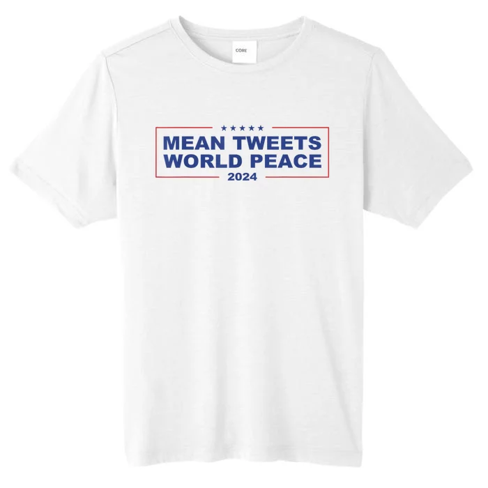 Mean Tweets World Peace 2024 ChromaSoft Performance T-Shirt