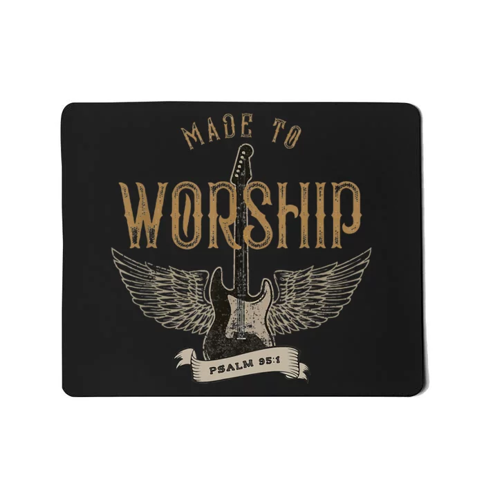 Made To Worship Psalm 95 1 Christian Worship Bible Verse Mousepad