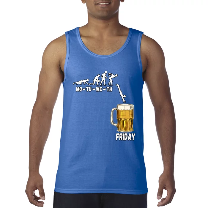 Monday Tuesday Wednesday Thursday Friday Beer Gift Tank Top