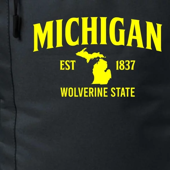 Michigan The Wolverines State Daily Commute Backpack