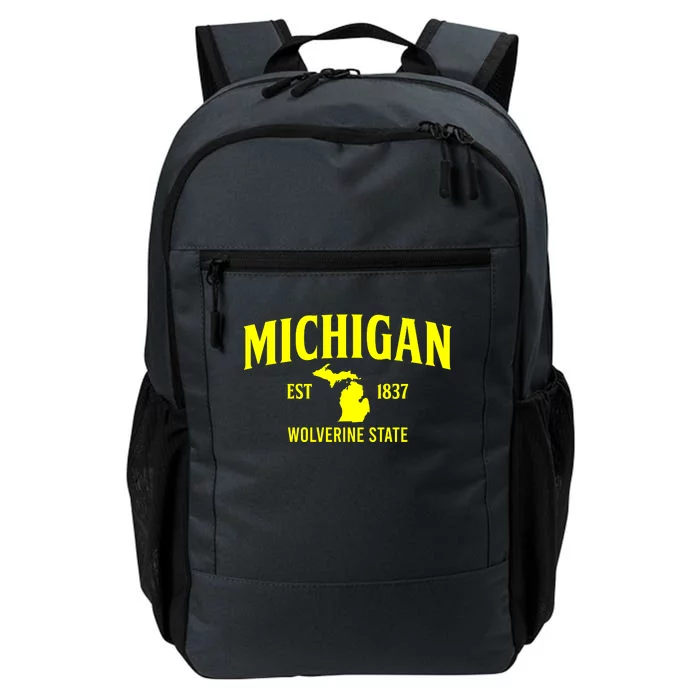 Michigan The Wolverines State Daily Commute Backpack