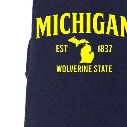 Michigan The Wolverines State Doggie 3-End Fleece Hoodie